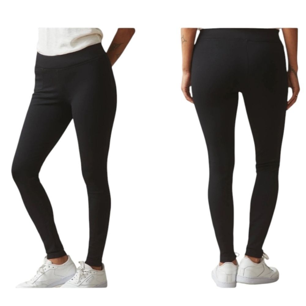NEW American Giant Ponte Slim Pant Super Black Size 8